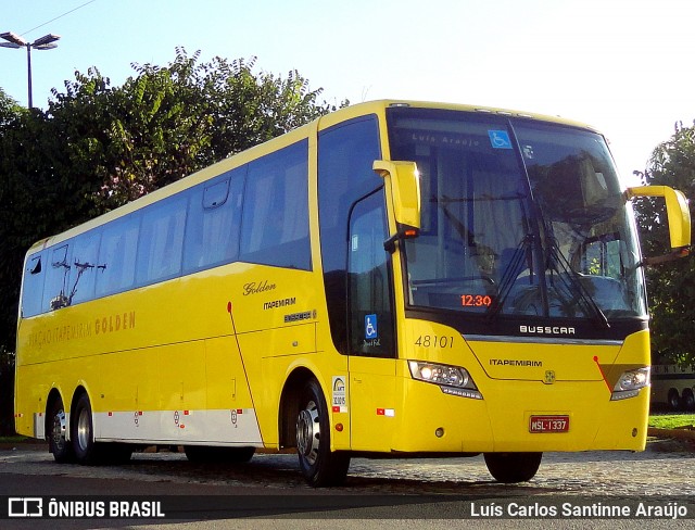 Viação Itapemirim 48101 na cidade de Juiz de Fora, Minas Gerais, Brasil, por Luís Carlos Santinne Araújo. ID da foto: 8877543.