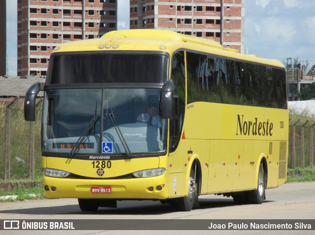 Viação Nordeste 1280 na cidade de Natal, Rio Grande do Norte, Brasil, por Joao Paulo Nascimento Silva. Número da foto: #8875927.