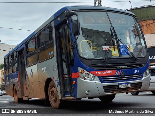 Viação Sul Fluminense 1262 na cidade de Volta Redonda, Rio de Janeiro, Brasil, por Matheus Martins da Silva. Número da foto: #8877614.