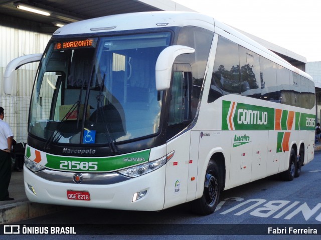 Empresa Gontijo de Transportes 21585 na cidade de Belo Horizonte, Minas Gerais, Brasil, por Fabri Ferreira. ID da foto: 8882011.