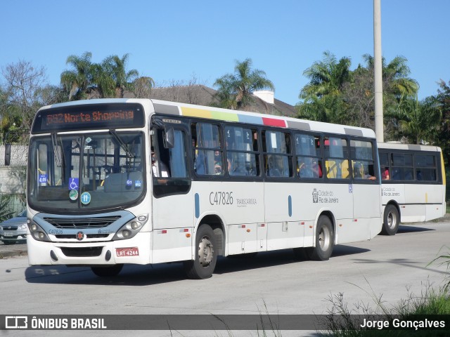 Viação Redentor C47826 na cidade de Rio de Janeiro, Rio de Janeiro, Brasil, por Jorge Gonçalves. Número da foto: #8880694.