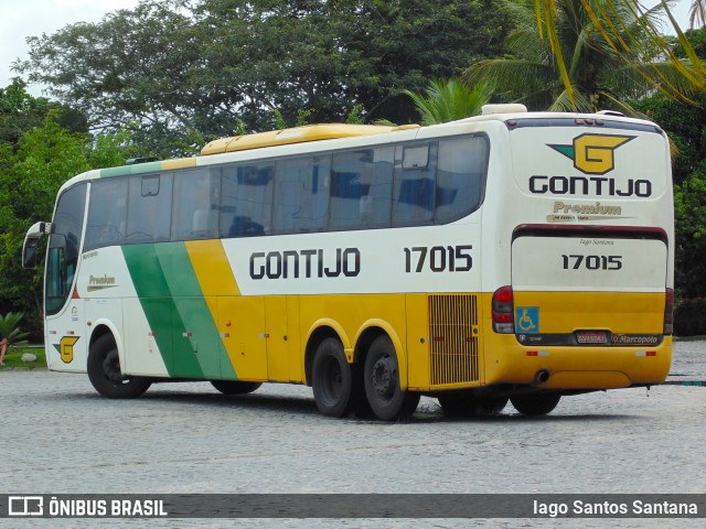 Empresa Gontijo de Transportes 17015 na cidade de Eunápolis, Bahia, Brasil, por Iago Santos Santana. ID da foto: 8880929.