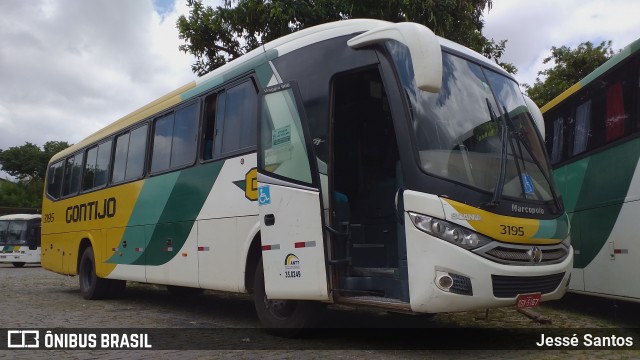 Empresa Gontijo de Transportes 3195 na cidade de Belo Horizonte, Minas Gerais, Brasil, por Jessé Santos. Número da foto: #8881244.