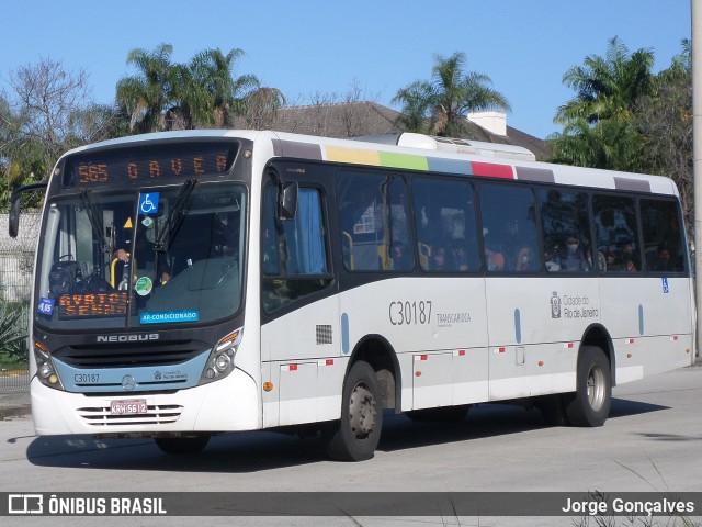 Transportes Futuro C30187 na cidade de Rio de Janeiro, Rio de Janeiro, Brasil, por Jorge Gonçalves. ID da foto: 8880712.