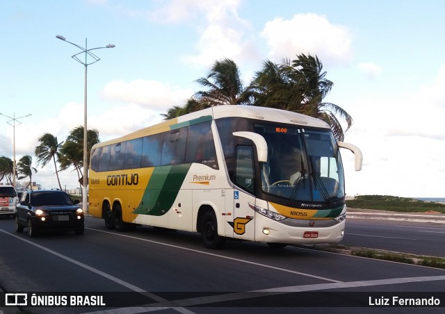 Empresa Gontijo de Transportes 18055 na cidade de Maceió, Alagoas, Brasil, por Luiz Fernando. ID da foto: 8881912.