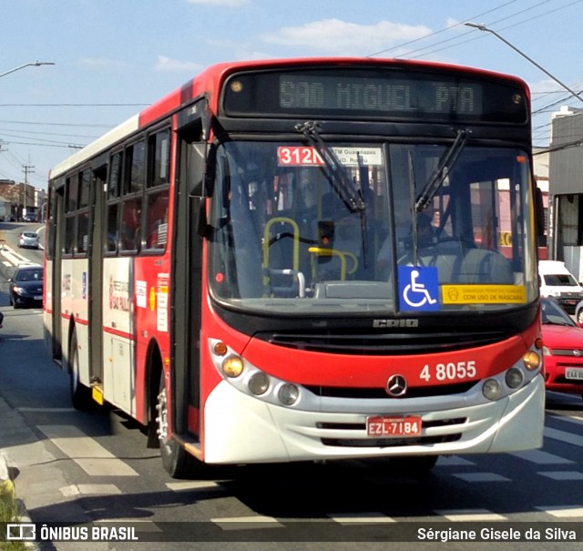 Express Transportes Urbanos Ltda 4 8055 na cidade de São Paulo, São Paulo, Brasil, por Sérgiane Gisele da Silva. Número da foto: #8882327.