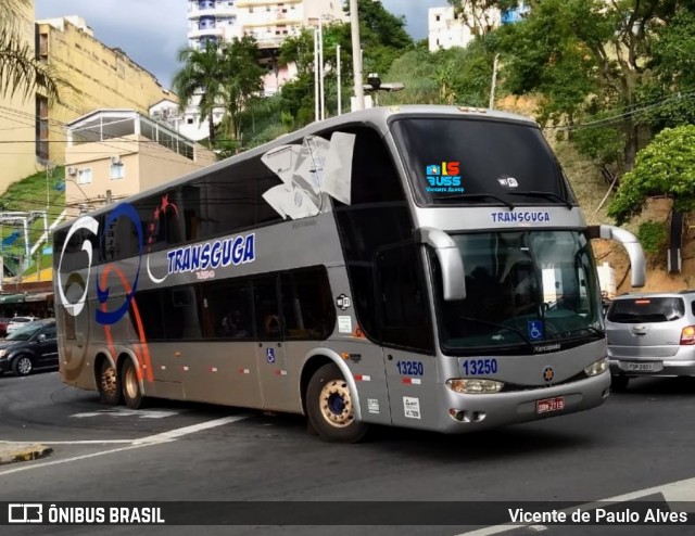 Transguga Transportes e Turismo 13250 na cidade de Aparecida, São Paulo, Brasil, por Vicente de Paulo Alves. Número da foto: #8882803.