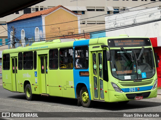 EMTRACOL - Empresa de Transportes Coletivos 03263 na cidade de Teresina, Piauí, Brasil, por Ruan Silva Andrade. ID da foto: 8885767.