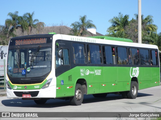 Tijuquinha - Auto Viação Tijuca A50187 na cidade de Rio de Janeiro, Rio de Janeiro, Brasil, por Jorge Gonçalves. ID da foto: 8885490.