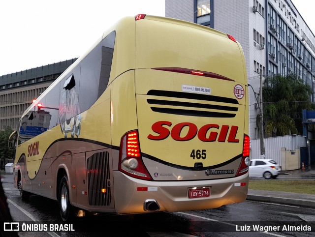 SOGIL - Sociedade de Ônibus Gigante Ltda. 465 na cidade de Porto Alegre, Rio Grande do Sul, Brasil, por Luiz Wagner Almeida. Número da foto: #8882778.
