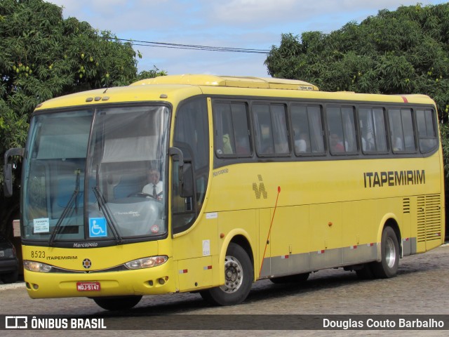 Viação Itapemirim 8523 na cidade de Vitória da Conquista, Bahia, Brasil, por Douglas Couto Barbalho. ID da foto: 8883845.