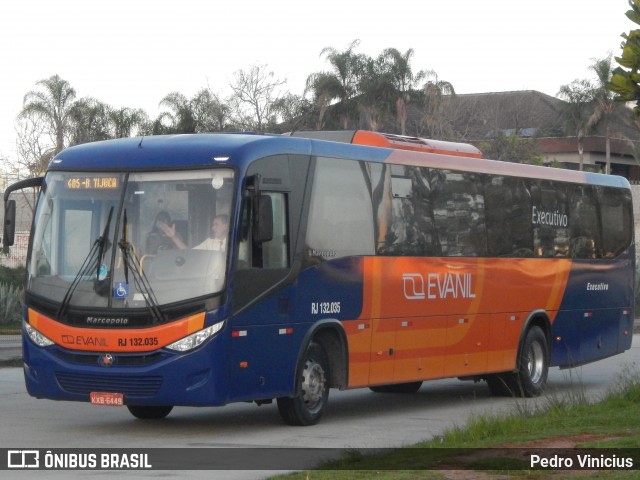 Evanil Transportes e Turismo RJ 132.035 na cidade de Rio de Janeiro, Rio de Janeiro, Brasil, por Pedro Vinicius. Número da foto: #8883022.