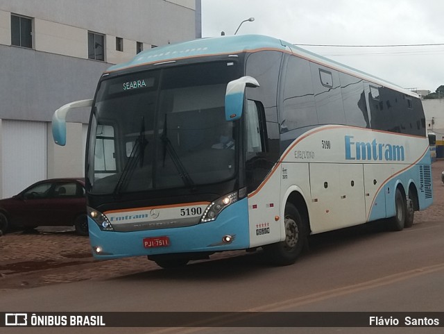 Emtram 5190 na cidade de Barra da Estiva, Bahia, Brasil, por Flávio  Santos. Número da foto: #8883102.