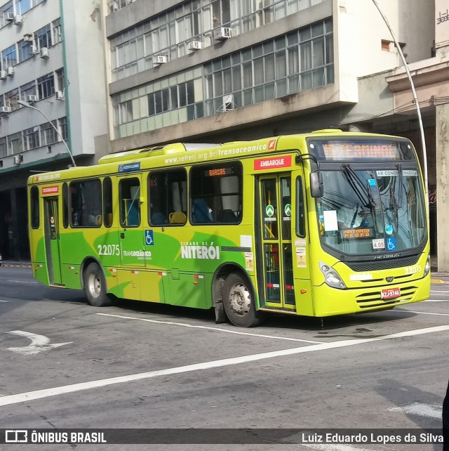 Santo Antônio Transportes Niterói 2.2.075 na cidade de Niterói, Rio de Janeiro, Brasil, por Luiz Eduardo Lopes da Silva. ID da foto: 8883800.