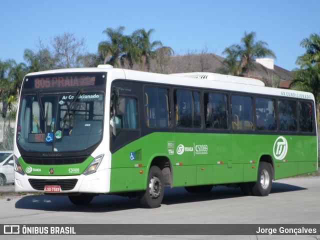 Tijuquinha - Auto Viação Tijuca C50069 na cidade de Rio de Janeiro, Rio de Janeiro, Brasil, por Jorge Gonçalves. Número da foto: #8883423.