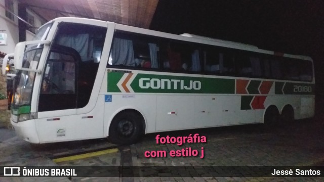 Empresa Gontijo de Transportes 20180 na cidade de Camanducaia, Minas Gerais, Brasil, por Jessé Santos. ID da foto: 8884975.