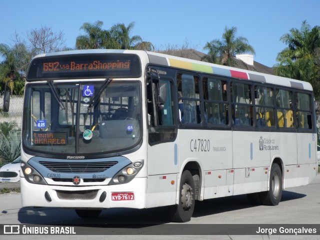 Viação Redentor C47820 na cidade de Rio de Janeiro, Rio de Janeiro, Brasil, por Jorge Gonçalves. Número da foto: #8884784.