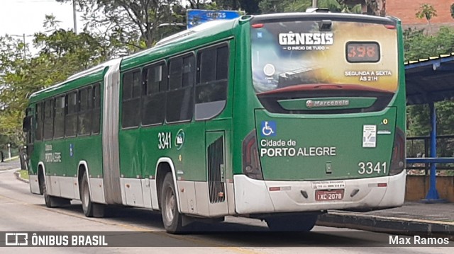 Sudeste Transportes Coletivos 3341 na cidade de Porto Alegre, Rio Grande do Sul, Brasil, por Max Ramos. Número da foto: #8885362.