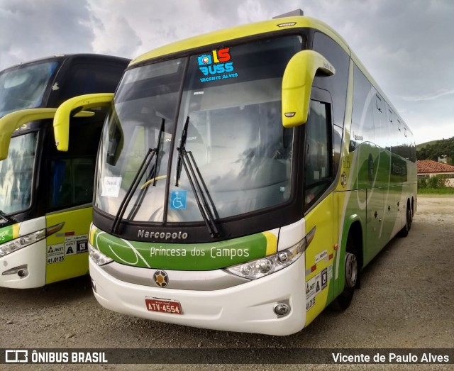 Expresso Princesa dos Campos 6135 na cidade de Aparecida, São Paulo, Brasil, por Vicente de Paulo Alves. Número da foto: #8882760.