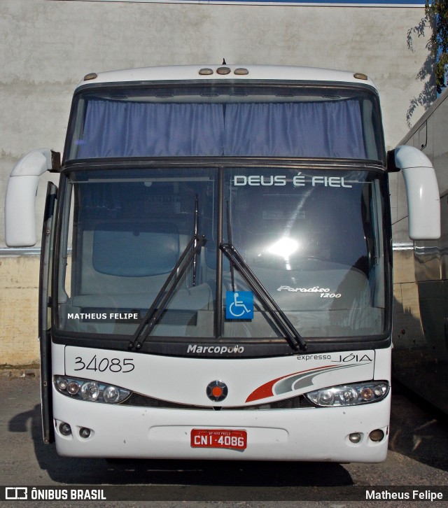 Viação Jóia > Expresso Jóia 34085 na cidade de Curitiba, Paraná, Brasil, por Matheus Felipe. Número da foto: #8885849.