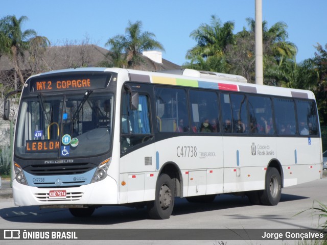Viação Redentor C47738 na cidade de Rio de Janeiro, Rio de Janeiro, Brasil, por Jorge Gonçalves. Número da foto: #8885465.