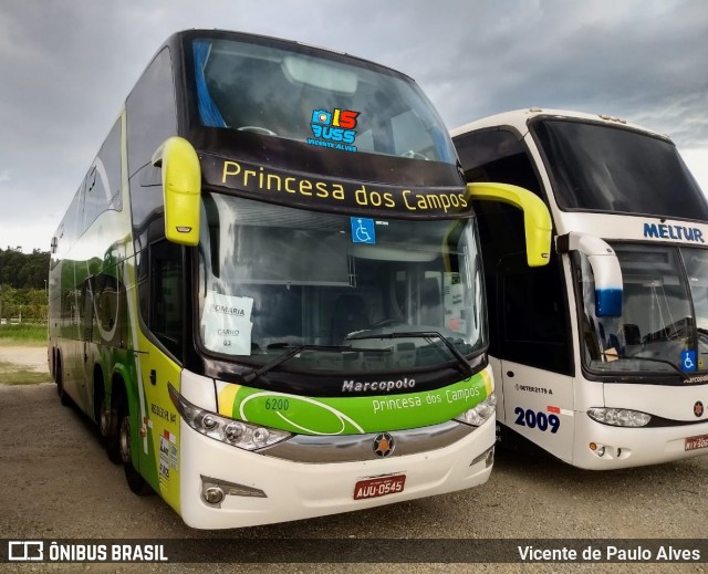 Expresso Princesa dos Campos 6200 na cidade de Aparecida, São Paulo, Brasil, por Vicente de Paulo Alves. ID da foto: 8885672.