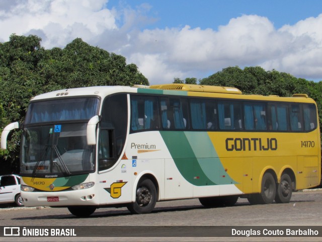 Empresa Gontijo de Transportes 14170 na cidade de Vitória da Conquista, Bahia, Brasil, por Douglas Couto Barbalho. ID da foto: 8884048.