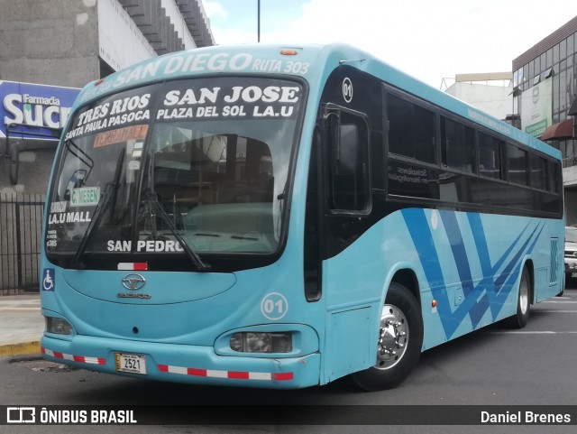 Transportes Del Este Montoya 01 na cidade de Catedral, San José, San José, Costa Rica, por Daniel Brenes. ID da foto: 8885683.