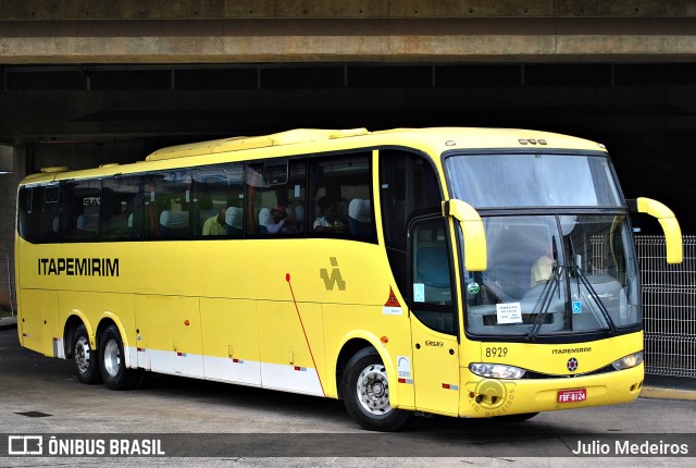 Viação Itapemirim 8929 na cidade de Campinas, São Paulo, Brasil, por Julio Medeiros. Número da foto: #8883419.