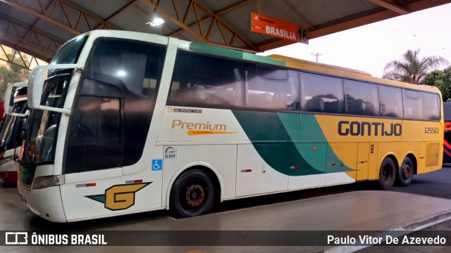 Empresa Gontijo de Transportes 12550 na cidade de Uberaba, Minas Gerais, Brasil, por Paulo Vitor De Azevedo. ID da foto: 8886487.