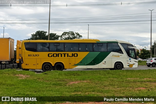 Empresa Gontijo de Transportes 18320 na cidade de Riacho Fundo, Distrito Federal, Brasil, por Paulo Camillo Mendes Maria. ID da foto: 8887390.