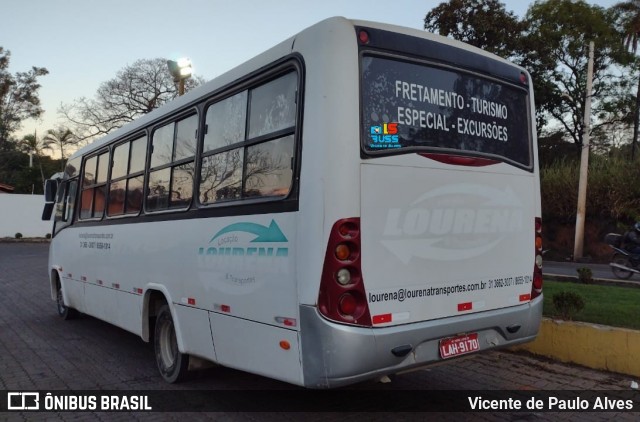 Lourena Transportes 9170 na cidade de Prudente de Morais, Minas Gerais, Brasil, por Vicente de Paulo Alves. ID da foto: 8886397.