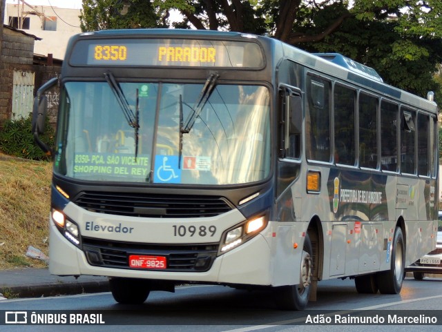 Viação Jardins 10989 na cidade de Belo Horizonte, Minas Gerais, Brasil, por Adão Raimundo Marcelino. Número da foto: #8888475.