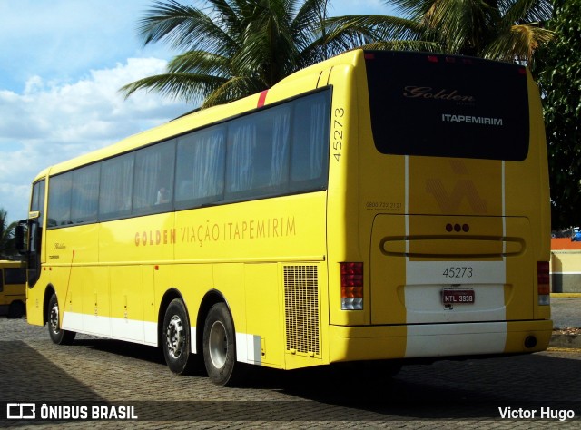 Viação Itapemirim 45273 na cidade de Caruaru, Pernambuco, Brasil, por Victor Hugo. Número da foto: #8886983.
