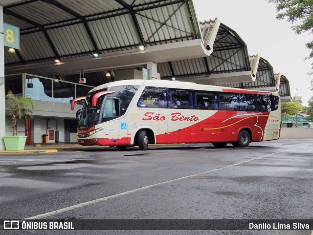 Viação São Bento Ribeirão Preto 11080 na cidade de Franca, São Paulo, Brasil, por Danilo Lima Silva. Número da foto: #8886096.