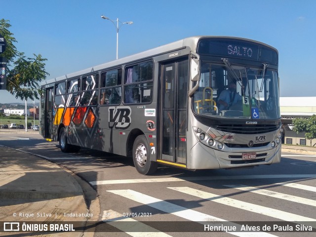 VB Transportes e Turismo 11007 na cidade de Indaiatuba, São Paulo, Brasil, por Henrique Alves de Paula Silva. ID da foto: 8886029.