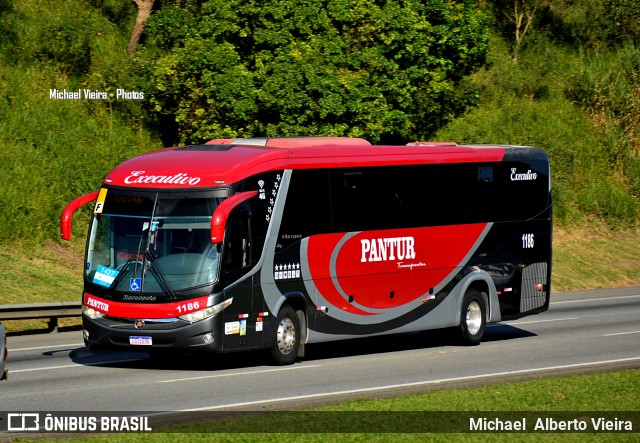 Pantur Transportes 1186 na cidade de Santana de Parnaíba, São Paulo, Brasil, por Michael  Alberto Vieira. Número da foto: #8886125.