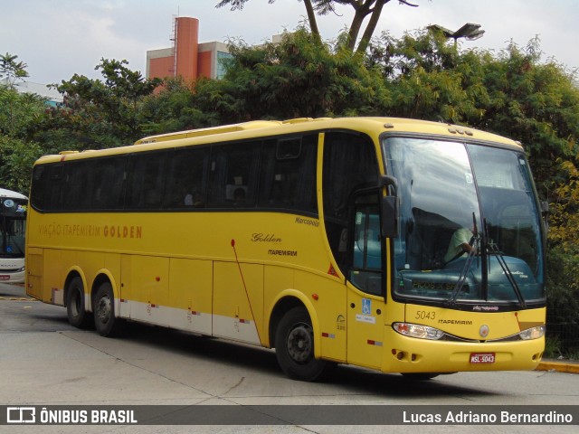 Viação Itapemirim 5043 na cidade de São Paulo, São Paulo, Brasil, por Lucas Adriano Bernardino. Número da foto: #8887773.