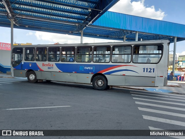 BBTT - Benfica Barueri Transporte e Turismo 1121 na cidade de Itapevi, São Paulo, Brasil, por Michel Nowacki. ID da foto: 8888288.