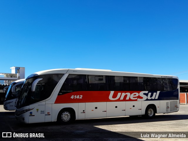 Unesul de Transportes 4142 na cidade de Passo Fundo, Rio Grande do Sul, Brasil, por Luiz Wagner Almeida. ID da foto: 8889178.