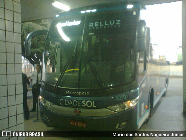 Viação Cidade Sol 8250 na cidade de Irecê, Bahia, Brasil, por Mario dos Santos Nogueira Junior. Número da foto: #8889272.