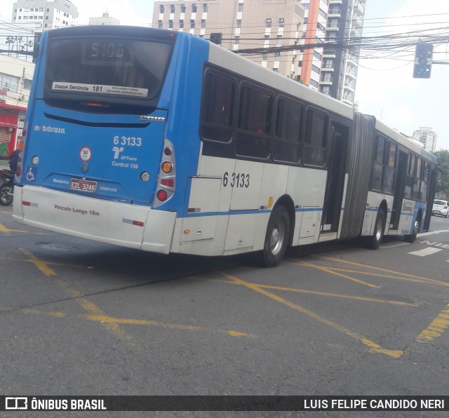 Viação Paratodos > São Jorge > Metropolitana São Paulo > Mobibrasil 6 3133 na cidade de São Paulo, São Paulo, Brasil, por LUIS FELIPE CANDIDO NERI. Número da foto: #8889482.