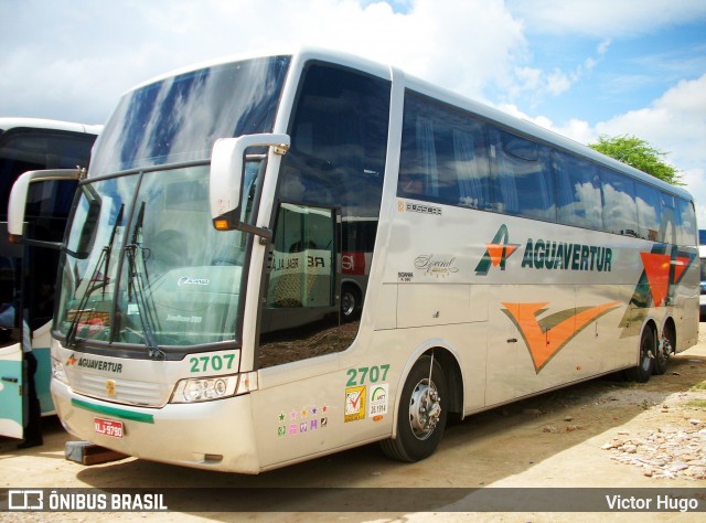 Aguavertur Turismo 2707 na cidade de Caruaru, Pernambuco, Brasil, por Victor Hugo. Número da foto: #8891019.
