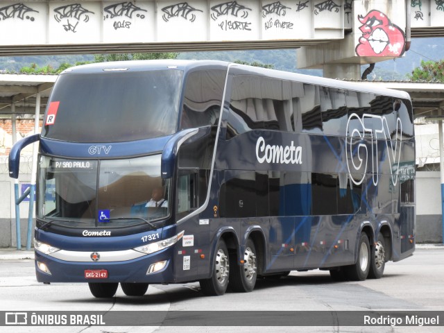 Viação Cometa 17321 na cidade de Rio de Janeiro, Rio de Janeiro, Brasil, por Rodrigo Miguel. Número da foto: #8891533.