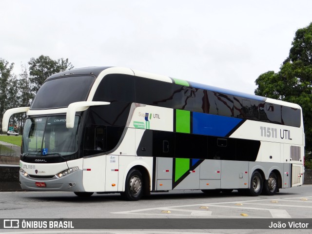 UTIL - União Transporte Interestadual de Luxo 11511 na cidade de Resende, Rio de Janeiro, Brasil, por João Victor. Número da foto: #8890554.