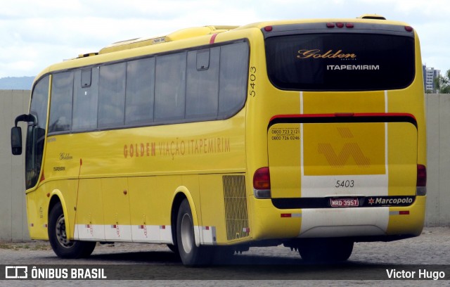 Viação Itapemirim 5403 na cidade de Caruaru, Pernambuco, Brasil, por Victor Hugo. Número da foto: #8891062.