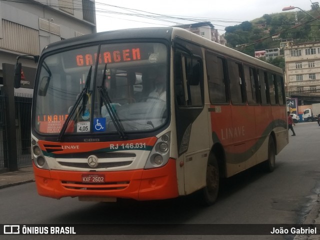 Linave Transportes RJ 146.031 na cidade de Nova Iguaçu, Rio de Janeiro, Brasil, por João Gabriel. ID da foto: 8890693.