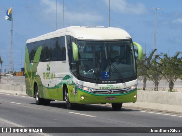 Tropicana Turismo 5849 na cidade de Jaboatão dos Guararapes, Pernambuco, Brasil, por Jonathan Silva. ID da foto: 8889386.