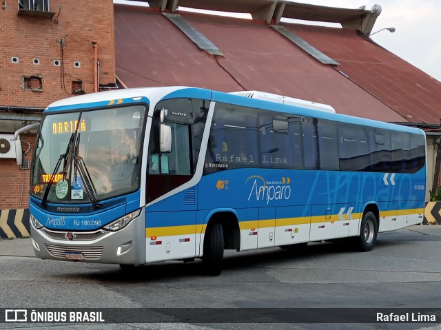 Viação Nossa Senhora do Amparo RJ 186.096 na cidade de Niterói, Rio de Janeiro, Brasil, por Rafael Lima. ID da foto: 8889584.