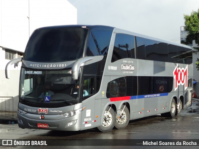 Auto Viação 1001 RJ 108.1137 na cidade de Rio de Janeiro, Rio de Janeiro, Brasil, por Michel Soares da Rocha. Número da foto: #8889000.
